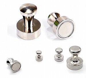 פינים מגנטיים מתכת כסוף ניקל יוקרתי עם בסיס מגנט ניאודימיום פינים מגנטיים מתכת כסוף ניקל יוקרתי עם בסיס מגנט ניאודימיום